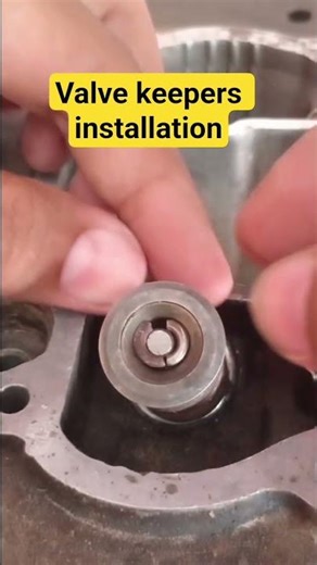 Install Valve Keepers Correctly (Avoid Engine Failure!) #shorts #shortsfeed