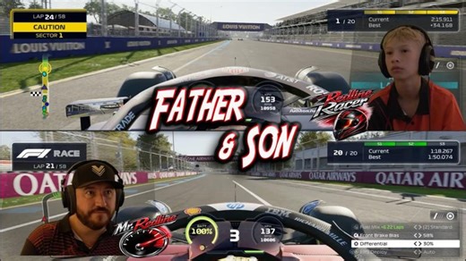 Dad vs Son F1 25 Race - First Time Ever! | Erick Hall