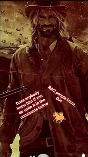 #rdr2 do you know him Hosea Matthews knows