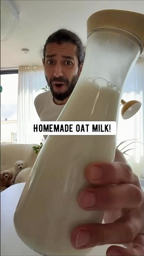 How to make oat milk at home @creative_explained#homemade #milk