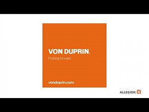 Von Duprin - Pushing Forward