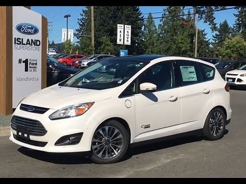 2017 Ford C-Max Energi Titanium W/ fixed Panoramic Roof Review|Island Ford