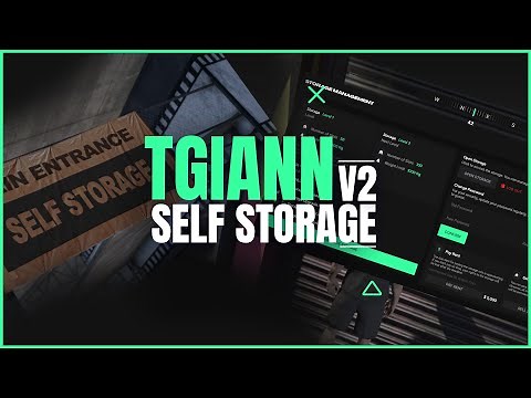 Fivem TGIANN Self Storage V2 (Rent&Upgrade Feature)