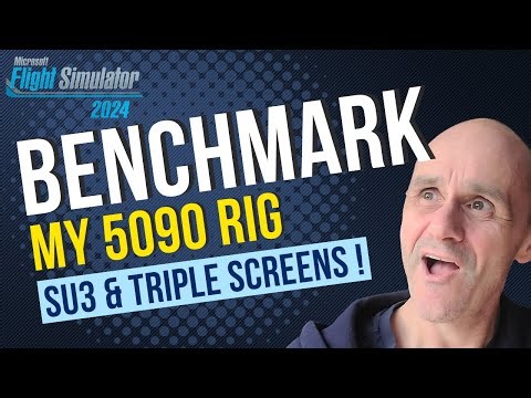 ⚡️Testing my 5090 setup in FS24 (SU3) with triple screens⚡️
