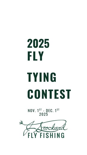 J Stockard Fly Fishing on Instagram: "HOW TO ENTER & RULES: Tie up your best fly. (Only one fly may be submitted by each tyer.) Take a picture of your fly. Remember, picture quality matters. Post your photo on Instagram and/or Facebook, make sure to tag @jsflyfishing and also use the hashtag #jstockardfly2025. (No email entries accepted.) Primary criterion for winning will be a well tied fly; creativity, innovation and photography all count, too! Be sure to follow us on Instagram and Facebook so