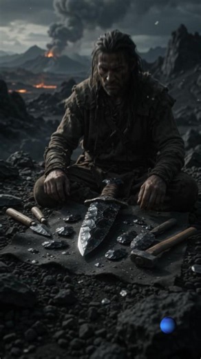 How Did Ancient People Make a HUGE Obsidian Dagger? 😳