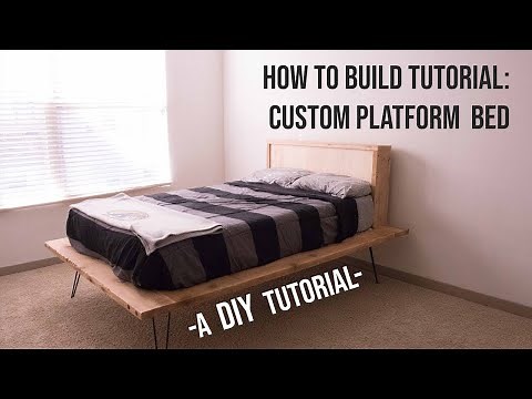 How to Build an Amazing Platform Bed - A DIY Video Tutorial