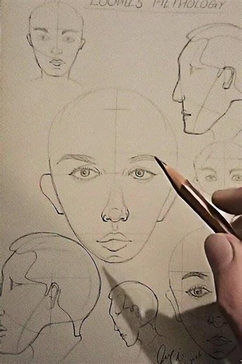Loomis Method | How to Draw a Face #howtodraw
