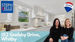 ⭐️JUST LISTED!⭐️ 152 Gadsby Drive, Whitby $999,900 . Showstopper alert! True pride of ownership is evident in this absolutely immaculate 4 bedroom, 4 bathroom home located on a 55ft lot on a quiet street in desirable Whitby. Tastefully renovated from top to bottom, inside and out, this incredible home is loaded with beautiful, high-quality upgrades and is completely move-in ready! Impressive curb appeal with stone walkway, perennial gardens and stately front door. Open-concept layout with hardwo