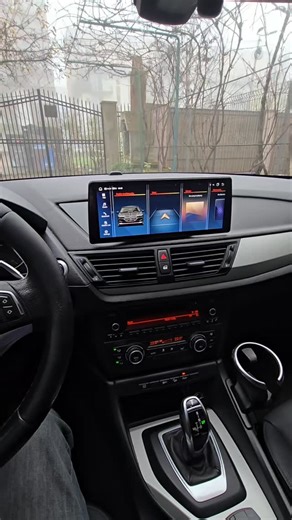 Bmw X1 2011 Waze YouTube GPS Bluetooth Carplay și Android auto wireless Camera de marsarier | AutoPerfect Navi