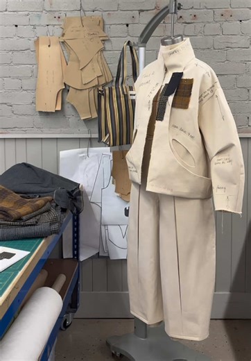 Sleek Jacket Style: Mastering Oval Pattern Making