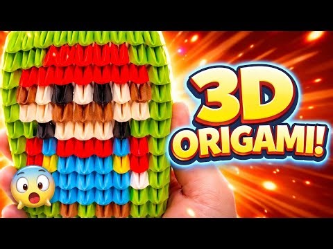 How To Make 3D Origami Super Mario Papercraft - Easy Tutorial ⭐