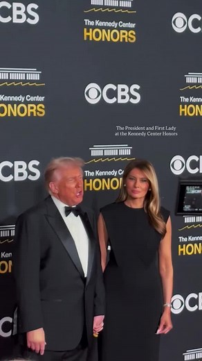 President Donald J Trump & First Lady Melania Trump arriving tonight on the red carpet at The Kennedy Center for The Kennedy Center Honors! @potus @flotus @realdonaldtrump @melaniatrump @teamtrump @trumpwarroom @whitehouse @kennedycenter 📸: @allisonschuster_ 🇺🇸🇺🇸🇺🇸