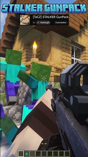 Minecraft Still-Updated TaCZ Mods #1 #shorts #minecraft