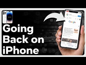 How To Go Back On iPhone