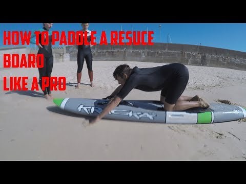 How to paddle a rescue board!