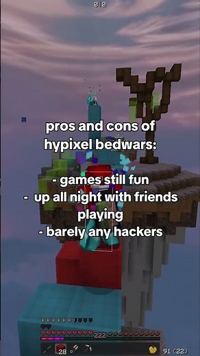 pros & cons of hypixel bedwars