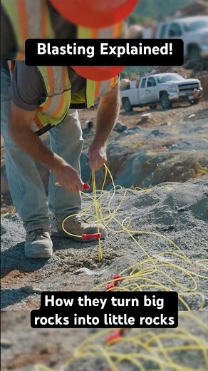 Blasting & Explosives explained! This is how they blast in quarries to create queried rock products