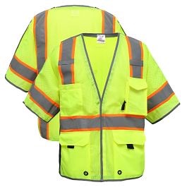 2705 Class 3 Hi Vis Reflective Breakaway Safety Vest