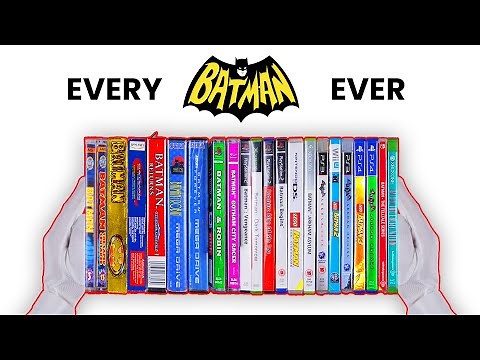 Unboxing Every Batman Game Ever (1986-2023)