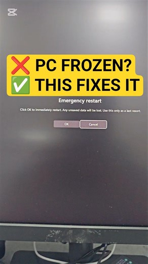 How to Emergency Restart a Frozen Windows PC