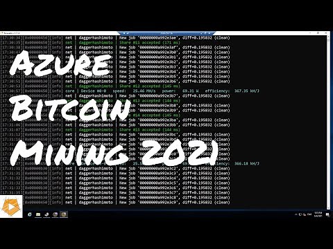 Azure Bitcoin Mining Tutorial Using NiceHash