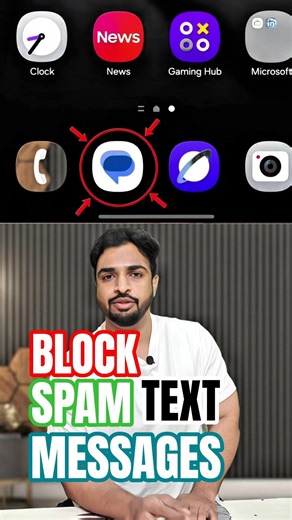How to Block Spam Messages on Android |#spam #message #spamsms #stopspam #spamalert #shorts #tech