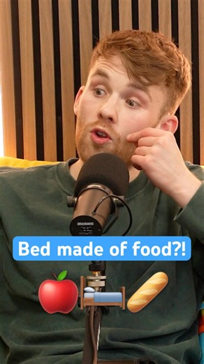 A bed made of Jaffa Cakes?! 🤣