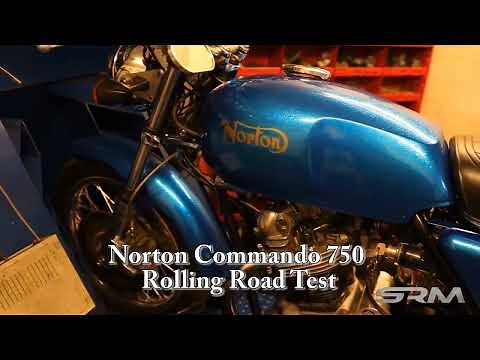 Norton Commando 750 Rolling Road Test - SRM Classic Bikes