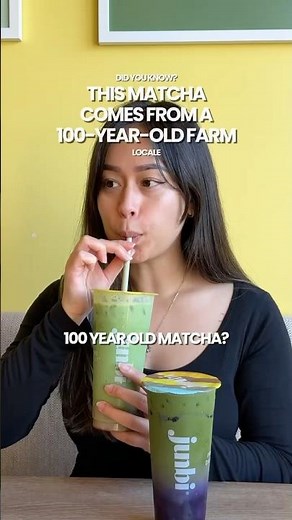 Junbi in Irvine serves ceremonial grade matcha sourced from a 100 year old farm in Uji, Japan.