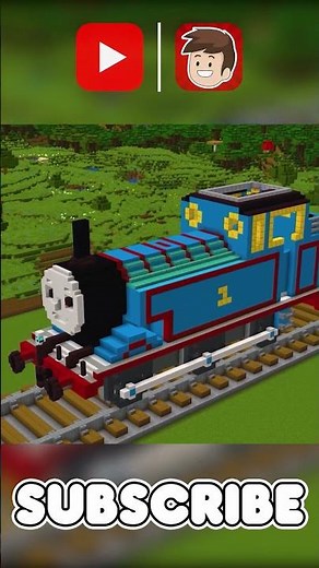 Build train but it's Thomas and Choo-Choo ! #shorts #minecraft