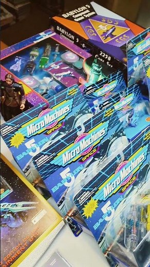 Just picked up this huge Babylon 5 collection. Any Trekkies? #startrek #toys #vintage #space