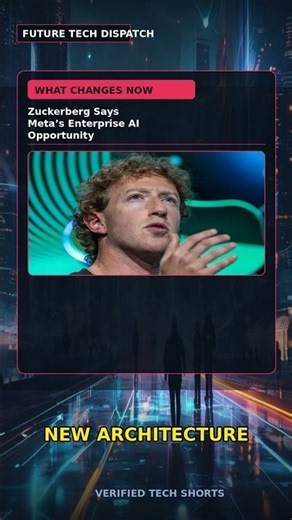 Zuckerberg Says Meta’s Enterprise AI Opportunity #Shorts