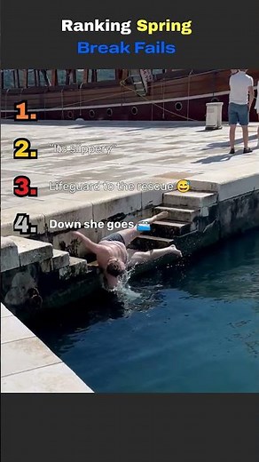 Ranking the WORST Spring Break Fails 😭🌴