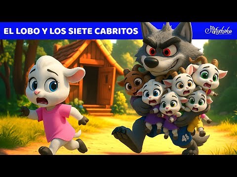 El Lobo Feroz y los Siete Cabritos 3D 4K 🐺🎉 Cuentos infantiles para dormir en Español