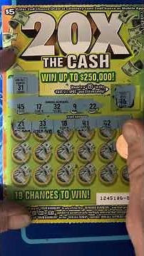 "10X Multiplier on 20X The Cash! 💥 $20 Scratch-Off Win Florida Lottery!" #money #scratch #lotto