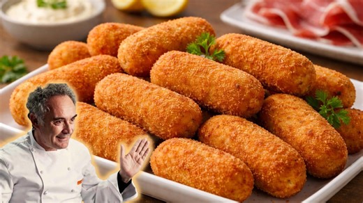 Ferran Adrià, chef: "Las mejores croquetas de jamón no se hacen con leche; se hacen con 700 ml de caldo y 70 g de mantequilla"