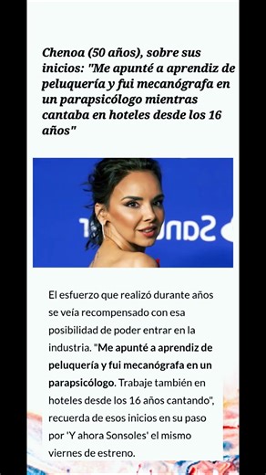 De Mecanógrafa a Estrella#noticias #amor