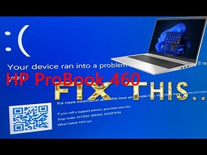 HP ProBook 400 Series Fix blue screen error for windows 10 and 11 HP ProBook BSOD fix Easy repairs