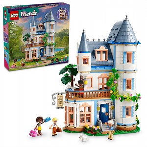 LEGO Friends Castle Bed and Breakfast Hotel Building Toy - Pretend Play Toy Figures & Playsets for Girls & Boys, Ages 12 Years - Gift for Kids W/ Mini-Dolls - 42638