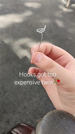 we're using paper clips as hooks 🥀