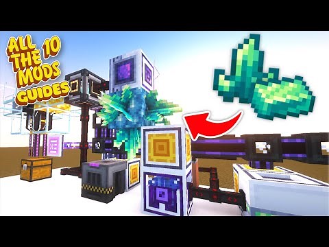 How To Get ENTRO CRYSTALS and UPGRADES From ExtendedAE [All The Mods 10 Guide]