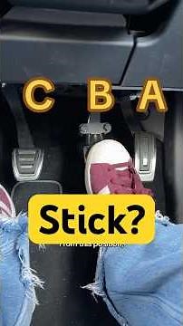 PEDALS IN A MANUAL CAR #driving #car #learn #howto #teacher