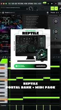 Free Portal Bank - REPTILE (40 Granular Presets) #flstudio #musicproduction #portalpresets