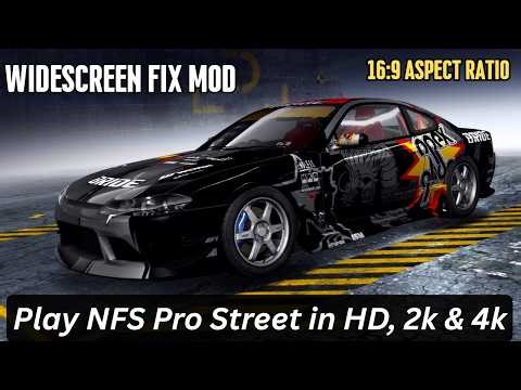 How to Install NFS Pro Street Widescreen Fix (2026) | Play in Full HD & 4K on Windows 7,8, 10 &11