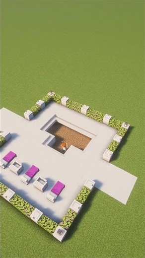How to make a cute pool in minecraft