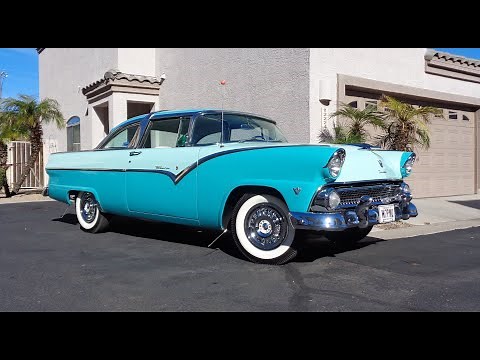1955 Ford Fairlane Crown Victoria in Green & Ride on My Car Story with Lou Costabile