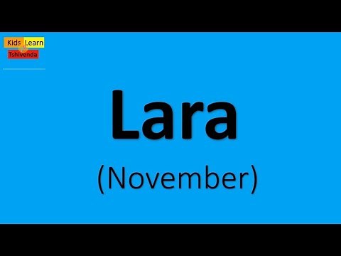 Learn the months of the year in Tshivenda language | Kids Learn Tshivenda Ep.6