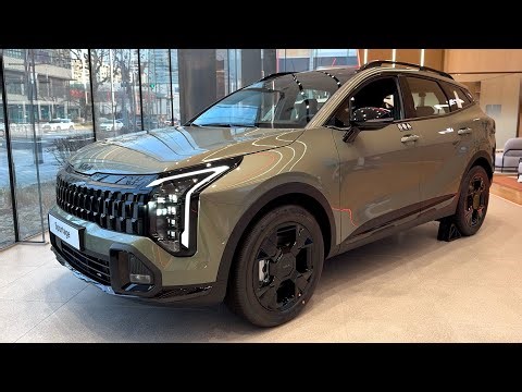 [4K] 2026 KIA Sportage Hybrid X-Line "Jungle Wood Green" Walkaround Review