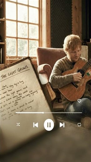 Edsheeran - light (official Music lyrics) #shorts